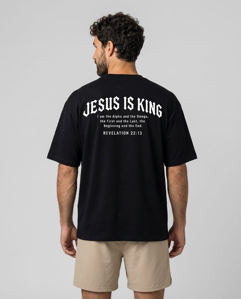 Oversized Jesus is King